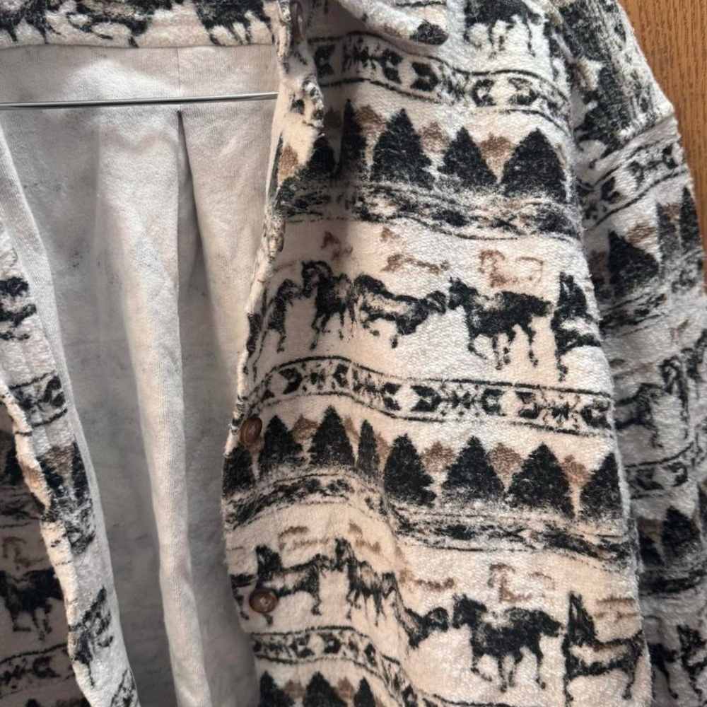 RedHead Black and White Patterned Jacket - image 4